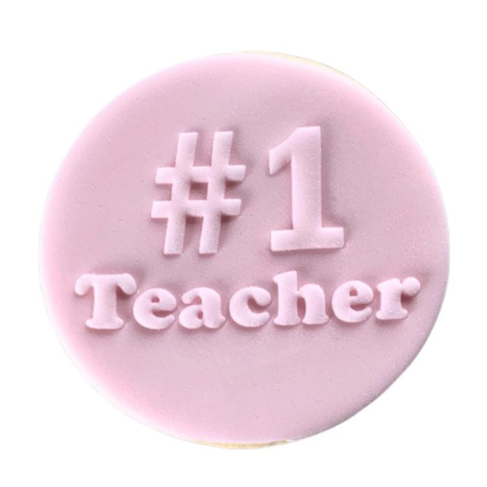 #1 Teacher Cookie Stamp