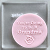 Baby Reveal For Grandpa/Grandma Cookie Stamp