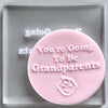 Baby Reveal For Grandpa/Grandma Cookie Stamp