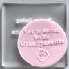Load image into Gallery viewer, Baby Reveal For Grandpa/Grandma Cookie Stamp Fondant Embosser