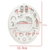Baby Shower Set Silicone Mould Fondant Cookie Decorations