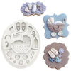 Baby Shower Set Silicone Mould Fondant Cookie Decorations