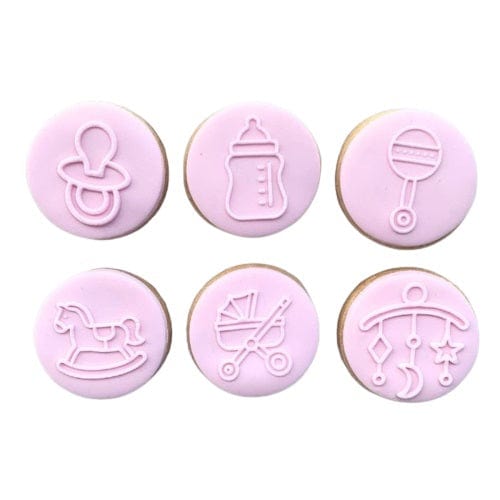 Baby Cookie Stamp Fondant Embosser Mini Set