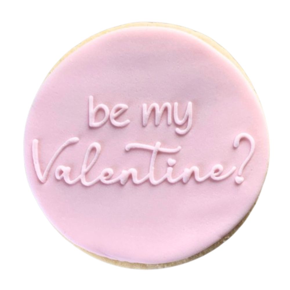Be My Valentine Cookie Stamp Fondant Embosser