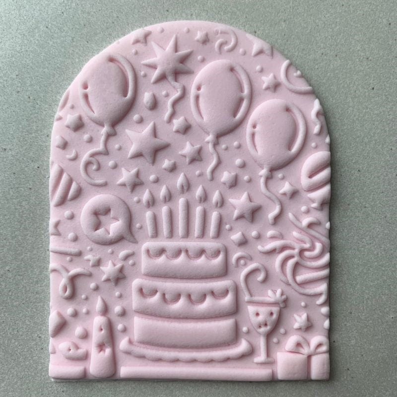 Birthday Party Embosser for Custom Cookie Decorating