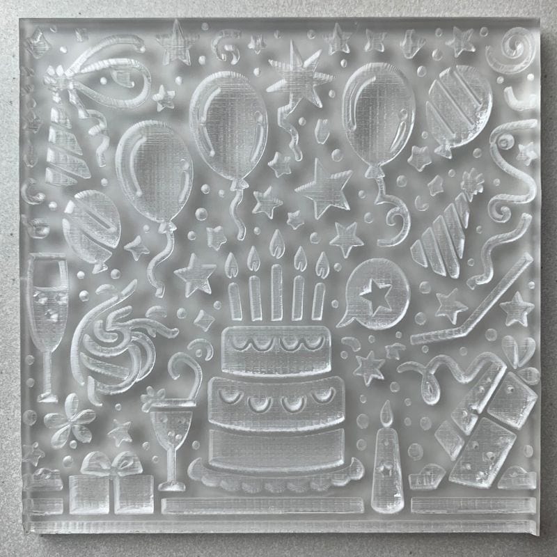 Blissful Birthday Embosser for Creating Custom Celebration Cookies