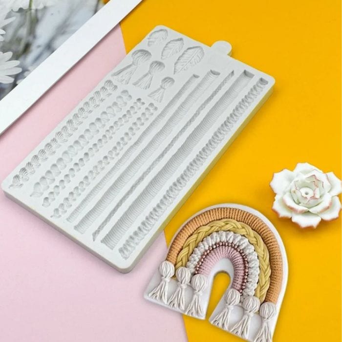Deluxe Tassel Rope Set Silicone Mould Fondant Cookie Cake Decoration
