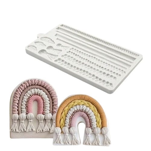 Deluxe Tassel Rope Set Silicone Mould Fondant Cookie Cake Decoration