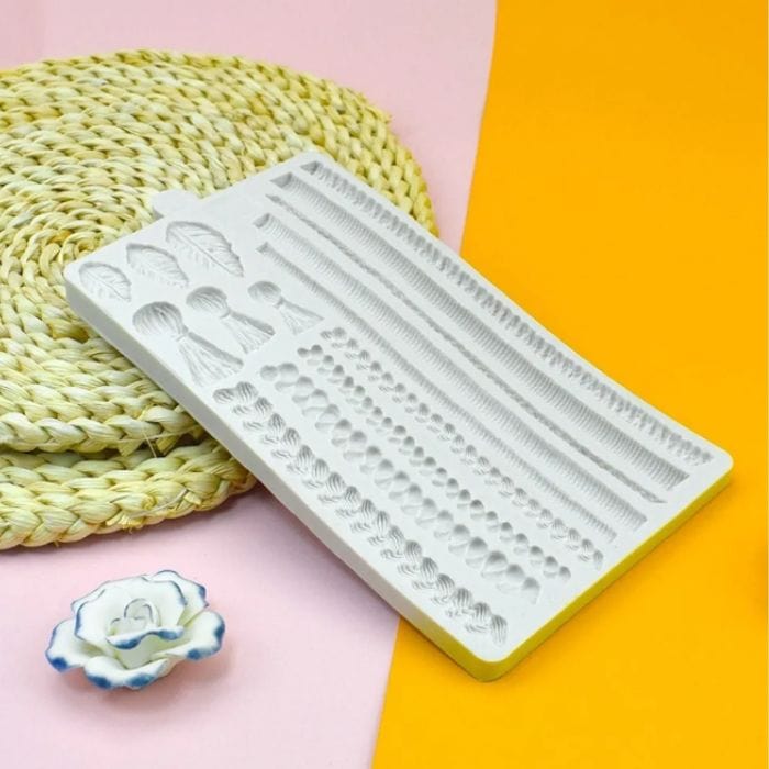 Deluxe Tassel Rope Set Silicone Mould Fondant Cookie Cake Decoration