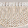 Chain Braid Pattern Embossed Rolling Pin Engraved Textured Decorative
