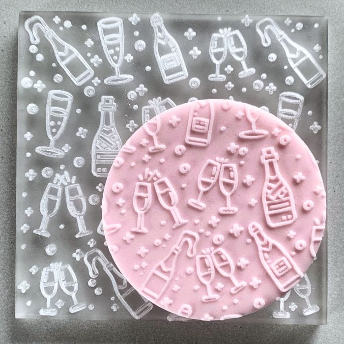 Champagne Showers Celebration Cookie Stamp