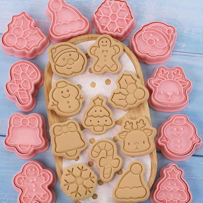 Christmas Cookie Cutters For Sugar Cookies Set Of 10