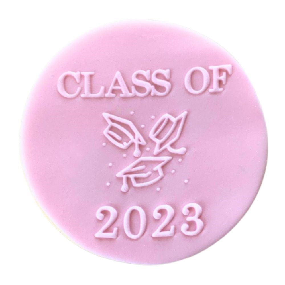 Class of 2023 Graduation Hats Cookie Stamp Fondant Embosser School
