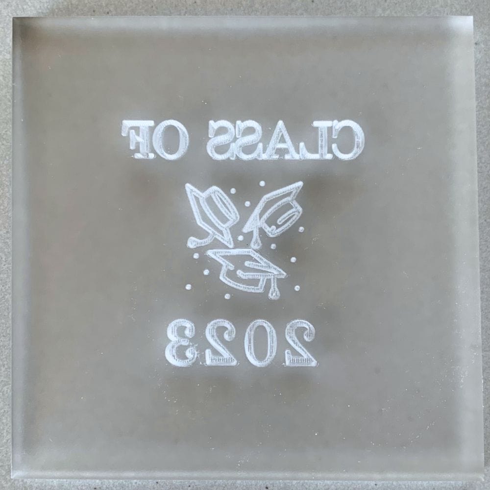 Class of 2024 Graduation Hats Cookie Stamp