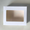 Load image into Gallery viewer, 3x Cookie Boxes Packaging White With Clear Window