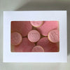 3x Cookie Boxes Packaging White With Clear Window