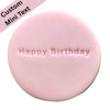 Mini Custom Text Cookie Stamp – Straight or Curved