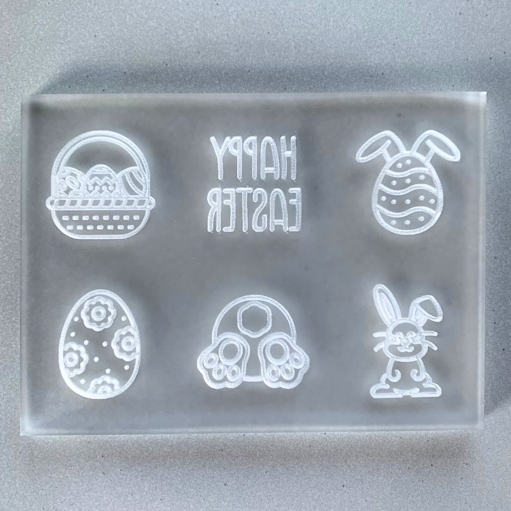 Easter Mini Cookie Stamp Fondant Embosser Set