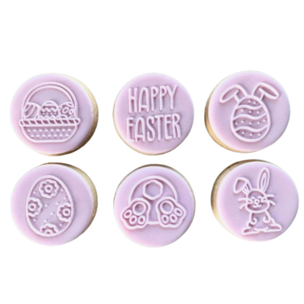 Easter Mini Cookie Stamp Fondant Embosser Set