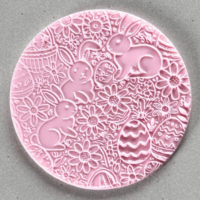 Spring floral Easter fondant decoration