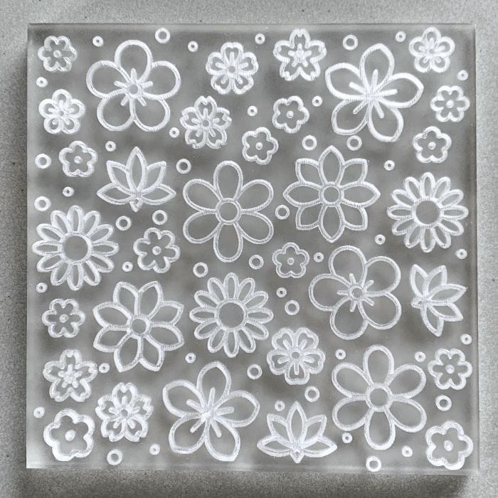 Flower Power Cookie Stamp