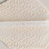 Flower Bed Pattern Embossed Rolling Pin Engraved Cookie Baking Decorative