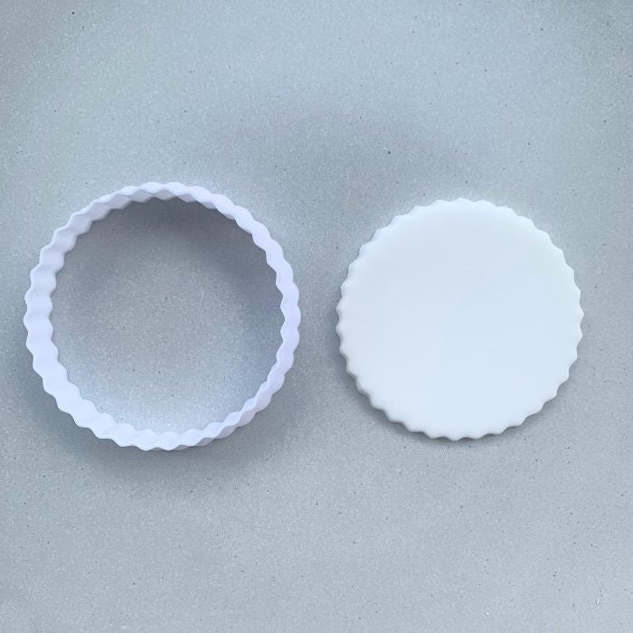 Fluted Circle Cookie Cutter 75mm