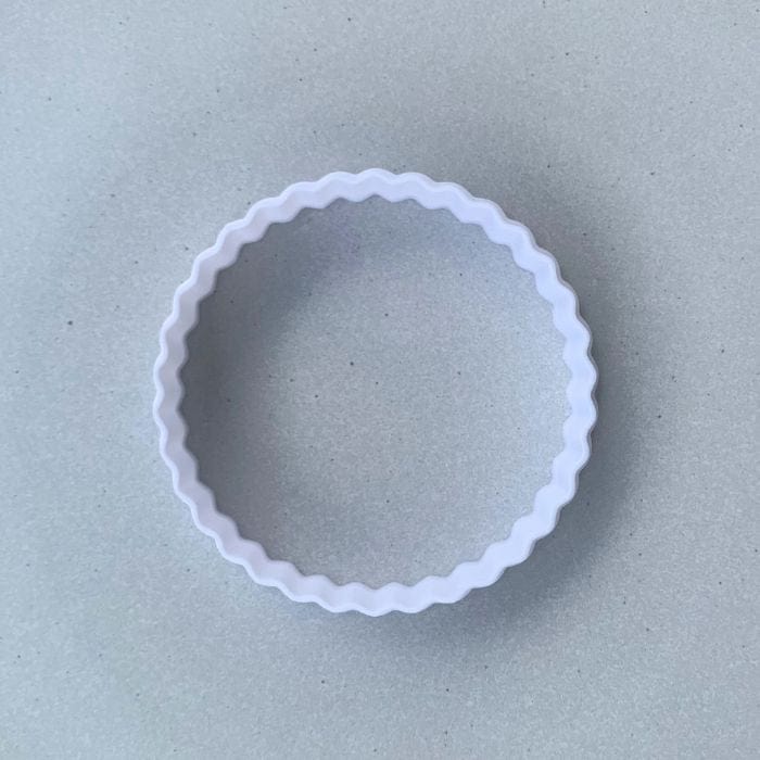 Fluted Circle Cookie Cutter 75mm