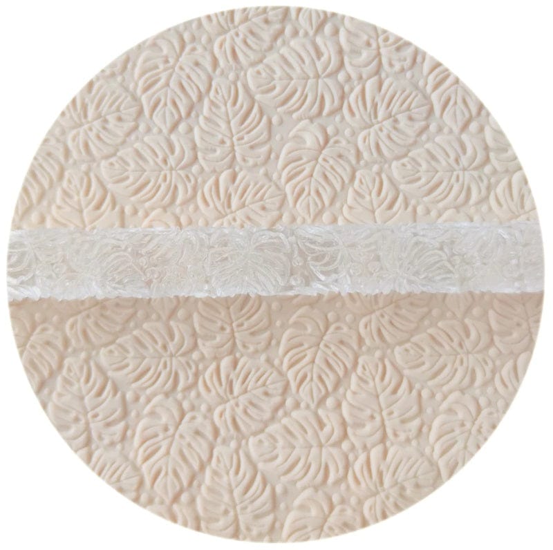 Forest Leaves Large Embossed Rolling Pin Engraved Cake Pie Baking