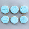 Load image into Gallery viewer, Gone Fishing Mini Cookie Stamp Fondant Embosser Set