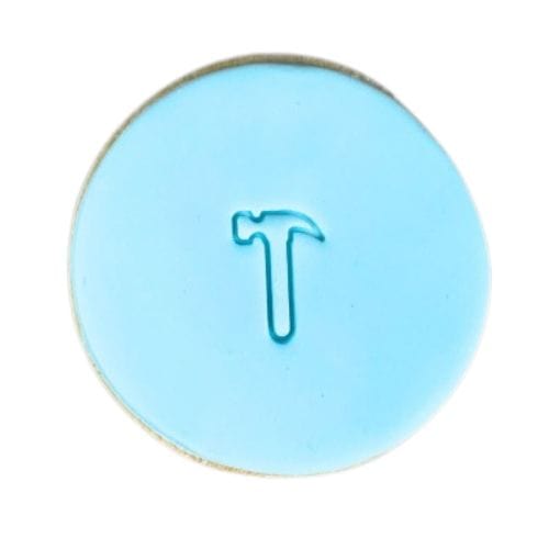 Mini Hammer Father's Day Cookie Stamp