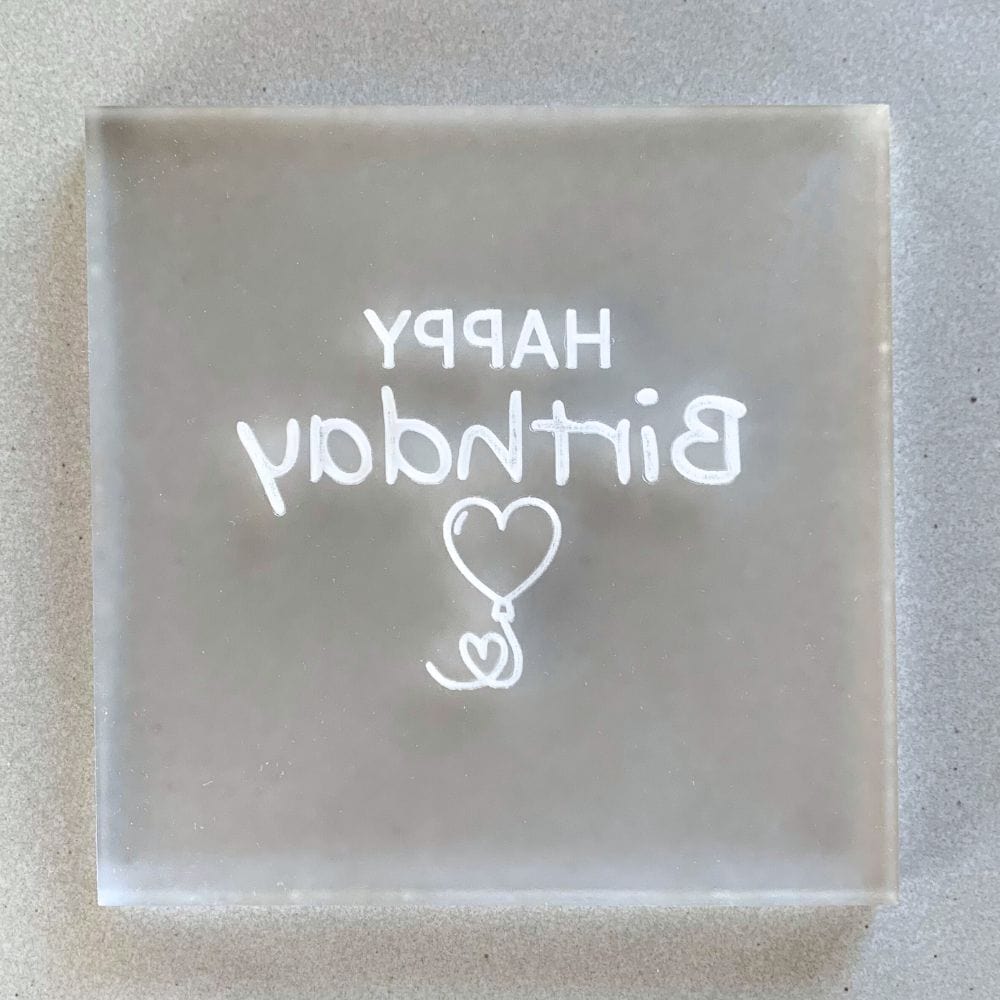 Birthday Balloon Cookie Stamp