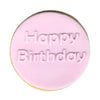 Happy Birthday Cookie Stamp Fondant Embosser