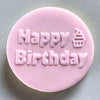 Happy Birthday Cupcake Cookie Stamp