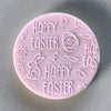 Happy Easter Cookie Stamp Fondant Embosser