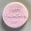 Happy Galentine's Day Valentine Cookie Stamp Fondant Embosser