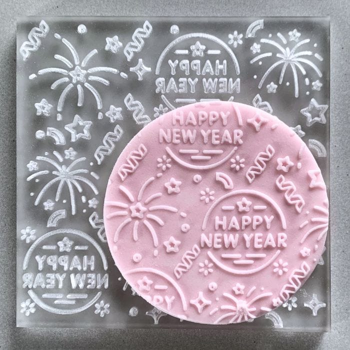 Happy New Year Cookie Stamp