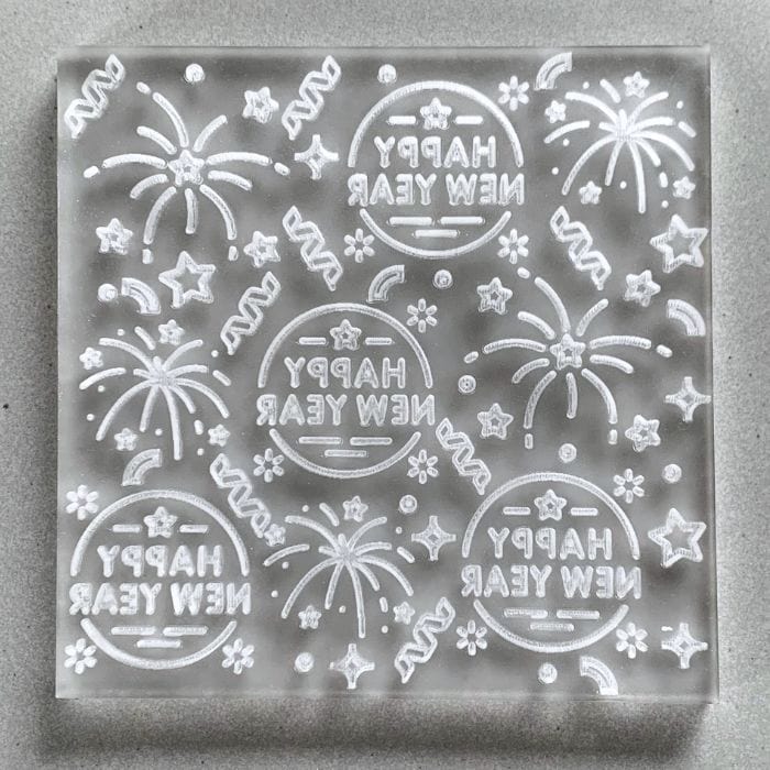 Happy New Year Cookie Stamp