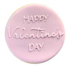 Happy Valentine's Day Cookie Stamp Fondant Embosser