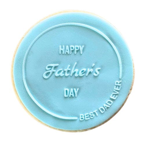 Happy Father's Day Best Dad Ever Fondant Stamp Debosser