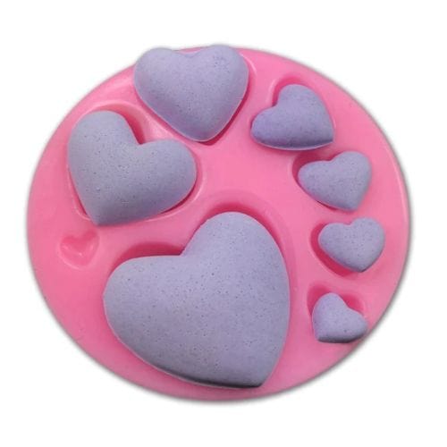 Heart Silicone Mould Baking Desserts Fondant Cakes Cookies