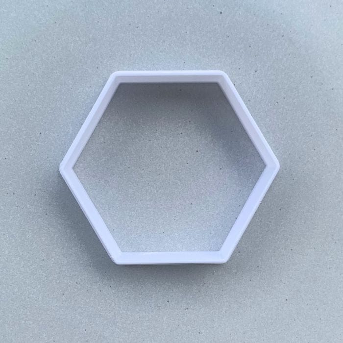 Hexagon Cookie Cutter 75mm x 65mm