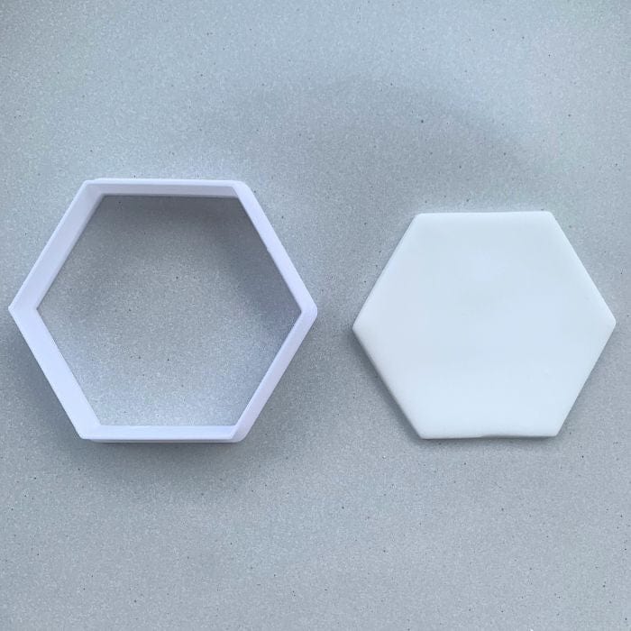 Hexagon Cookie Cutter 75mm x 65mm