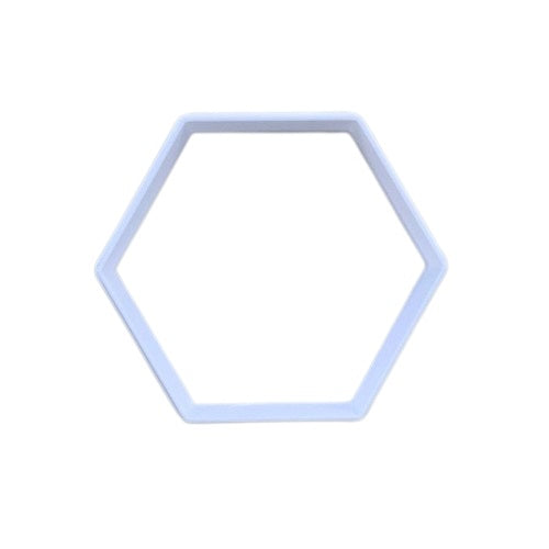 Hexagon Cookie Cutter 75mm x 65mm