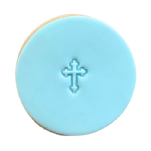 Holy Cross Fondant Cookie Mini Stamp