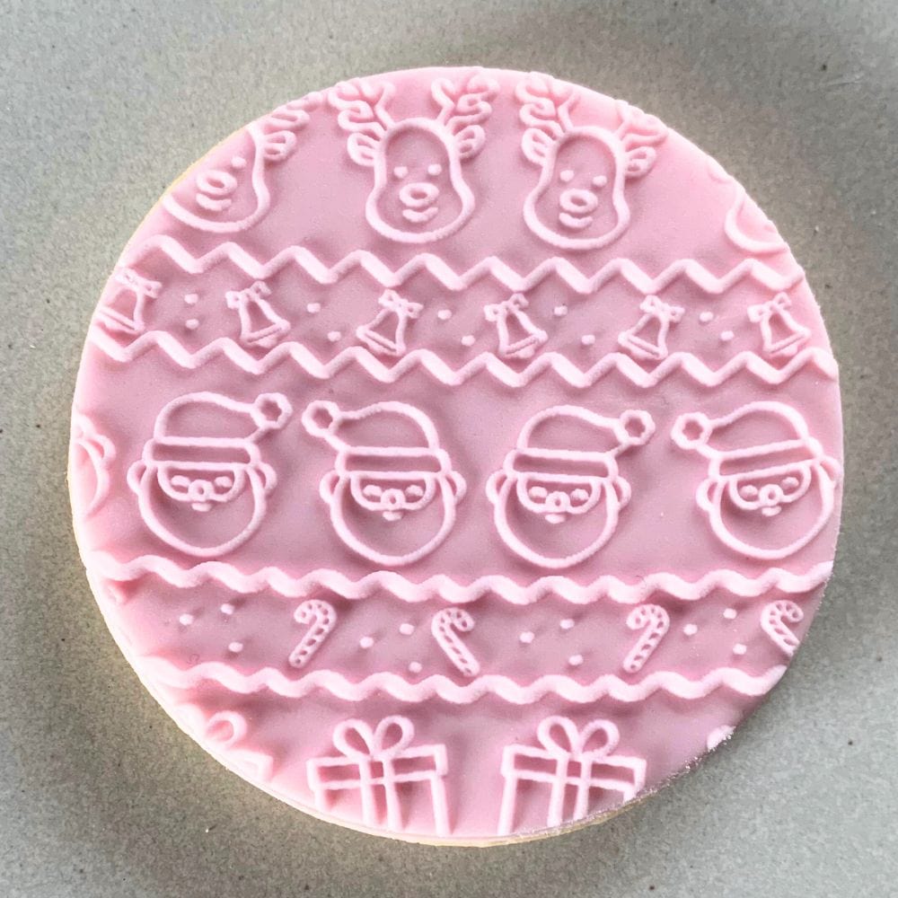 Jolly Santa Christmas Cookie Stamp