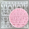 Load image into Gallery viewer, Jolly Santa Christmas Cookie Stamp Fondant Embosser Background