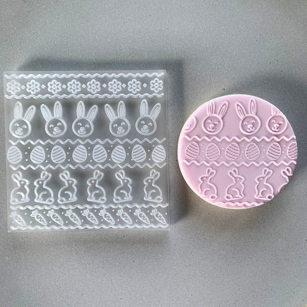 Joyful Bunny Easter Cookie Stamp