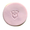 Mini Baby Onesie Stamp creating cute onesie design