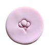 Mini Balloons Cookie Stamp creating fun balloon design on fondant.